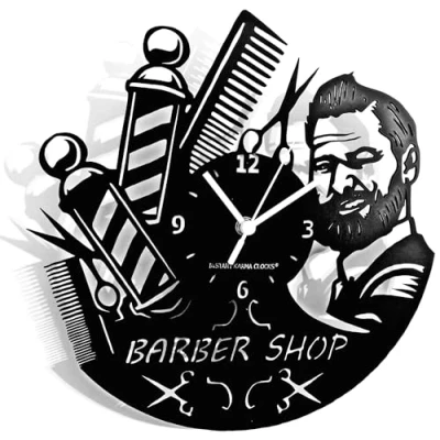 Immagine di Instant Karma Clocks Orologio da Parete Barber Shop Barbiere Parrucchiere Barba Salone Bellezza Idea Regalo 30cmx30cm