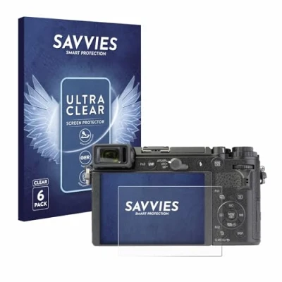Immagine di savvies (6 Pezzi Pellicola Protettiva per Panasonic Lumix DC GX9 Protezione Schermo Trasparente