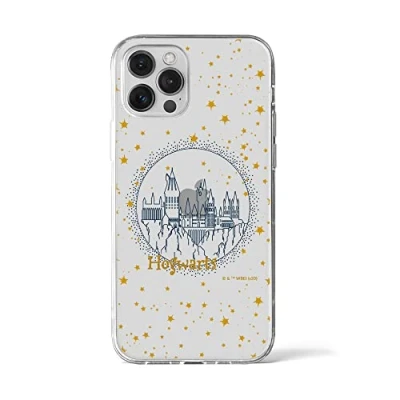 Immagine di ERT GROUP custodia per cellulare Apple Iphone 12 PRO MAX originale e con licenza ufficiale Harry Potter, modello 036 adattato alla forma dello smartphone, parzialmente trasparente