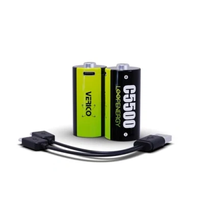 Immagine di Verico LoopEnergy Batteria ricaricabile 1/2 Torcia (C) Li Ion 3700 mAh 1.5 V 2 pz.