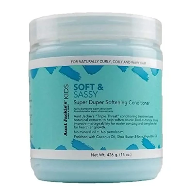Immagine di Aunt Jackie&#039;s Curls &amp; Coils Girls Soft Sassy Super Duper Softening Conditioner Balsamo ammorbidente 426ml