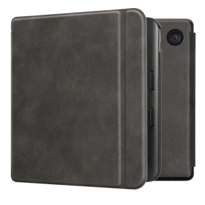 Immagine di kwmobile Custodia eReader Compatibile con Kobo Libra Colour Cover eBook Reader Flip Case Simil Pelle antracite