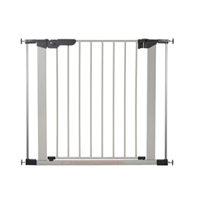 Immagine di BabyDan Premier, protezioni delle porte / cancello per serraggio, 86 93.3 cm, fabbricato in Danimarca e testato dal TÜV GS, colore: argento nero