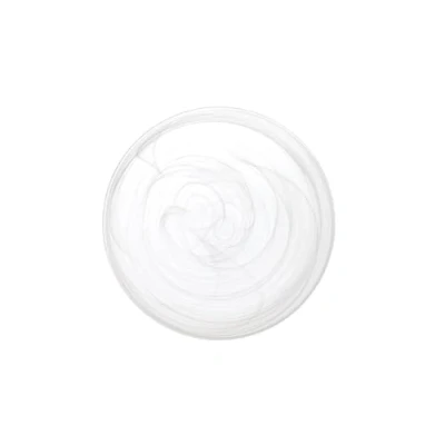 Immagine di H&amp;h set 6 piatti frutta alabastro in vetro bianco cm21