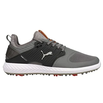 Immagine di PUMA Ignite Pwradapt Caged, Scarpe da Golf Uomo, Quiet Shade Silver Schwarz, 41 EU