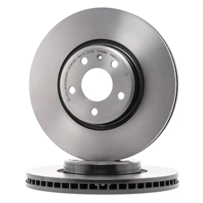 Immagine di BREMBO COATED DISC LINE 09.B972.11 Disco freno 320 30 5 ventilazione interna rivestito ad alto tenore di carbonio con bulloni/viti AUDI: A6 C7 Avant