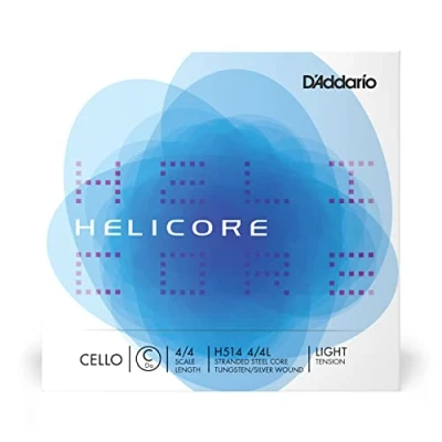 Immagine di Corda singola DO D&#039;Addario Helicore per violoncello, scala 4/4, tensione bassa