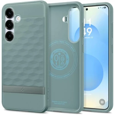 Immagine di Spigen Cover Parallax MagFit Compatibile con Samsung Galaxy S25 Plus Sage Green