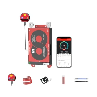 Immagine di DALY Smart BMS 4S 24S da 40A a 500A con modulo WiFi e scheda di protezione comunicazione CAN 485 per pacco batteria al litio LifePO4 (LifePO4 12V, 60A)