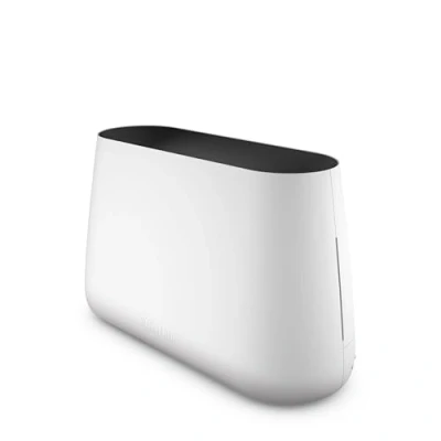 Immagine di Stadler Form Umidificatore e diffusore di aromi Ben, nebulizzatore a ultrasuoni per ambienti fino 25 m2, con effetto camino, bianco, bianco