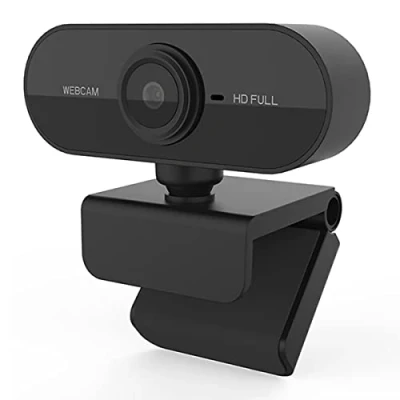 Immagine di Webcam PC con microfono usb ,web cam Full HD 1080p Fotocamera Laptop Desktop Computer 360 regolabile per Zoom YouTube Gaming Twitch Mac