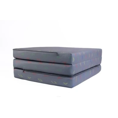 Immagine di Materasso pieghevole per ospiti, modello VW T4, 195 x 80 9 cm, lavabile, 3 pezzi, campeggio, di alta qualità, salvaspazio, pieghevole,