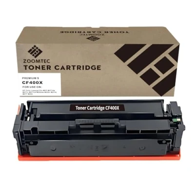 Immagine di ZOOMTEC 201X CF400X Cartuccia Toner per HP Color LaserJet Pro MFP M277dw M252dw M277n M274n M252n(1 Nero)