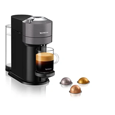 Immagine di NESPRESSO Vertuo Next ENV120.GY Macchina del Caffè compatibile con le NUOVE CAPSULE Tecnologia Centrifusion, Serbatoio acqua 1L, Grigio