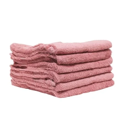 Immagine di Douceur d&#039;Intérieur Set di 6 asciugamani da bagno, 50 x 90 cm, 100% cotone, tenerezza, legno rosa