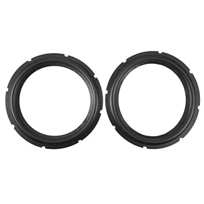 Immagine di Tonysa Kit Surround per Altoparlanti da 1 pz / 2 Pezzi, Anelli 10 Pollici circolari, Parti di Riparazione Bordi in Gomma del Woofer(2 Pezzi)
