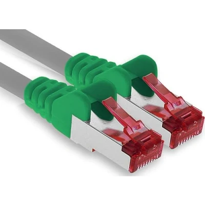 Immagine di 1aTTack.de 1x cavo patch CAT6 da 1 m S/FTP schermatura PIMF CAT.6 di rete RJ45 Ethernet DSL router LAN switch modem panel crossover pezzo