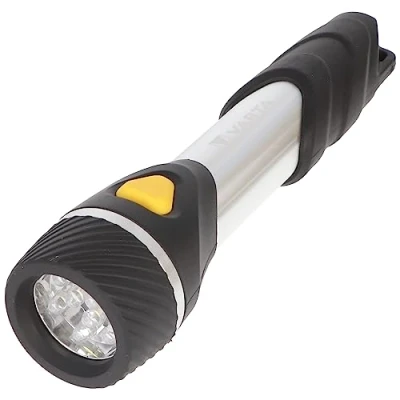 Immagine di VARTA, Torcia Day Light Multi LED F20 con 9 LED, incl. 2x batterie AA Longlife Power, adati per lavori domestici, campeggio, pesca, garage, emergenze, black out, aria aperta