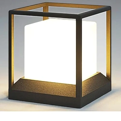 Immagine di Budbuddy 20W LED Lampada da Giardino con Attacco E27 Lampioncino Esterno illuminazione per Moderno IP65 Alluminio Patio Terra Colonne