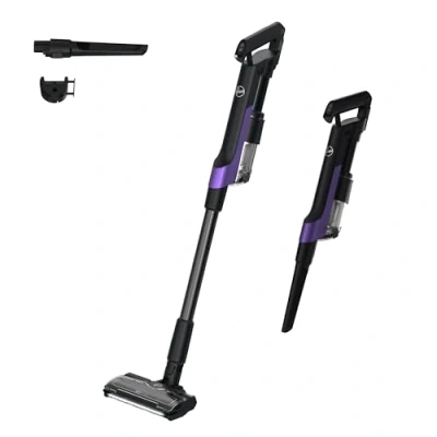 Immagine di Hoover HF2 Aspirapolvere senza fili Ultraleggero, Tecnologia di compattazione polvere, Spazzola Multisuperficie Anti Groviglio, Luci LED, KIT accessori per una pulizia completa [HF2Z10H]