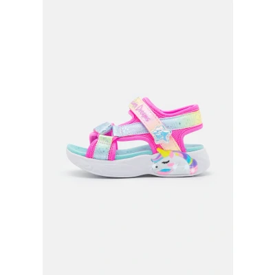 Immagine di Skechers Unicorn Dreams Sandali pink/multicoloured per bambini, Taglia: 23, Pink/multi coloured Finta pelle / tessuto
