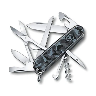 Immagine di Victorinox, Huntsman, Coltellino Svizzero, Originale, Multiuso, Campeggio, 15 Funzioni, Lama, grande, Cavatappi