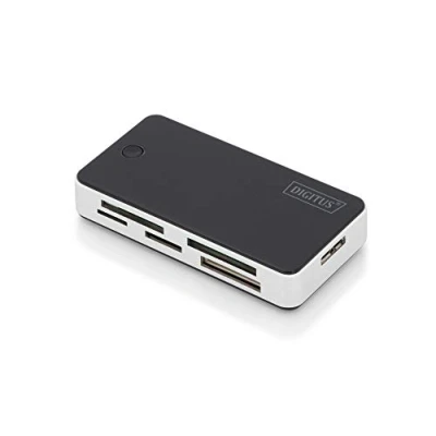 Immagine di Digitus DA 70330 1 Lettore schede USB per Smartphone e Tablet 3.0, A, Micro 2.0 Nero/Bianco