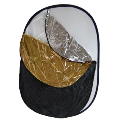 Immagine di DynaSun WOS2002 Set Pannello Riflettente Professionale Multifunzione Pieghevole, Bianco/Nero/Argento/Oro