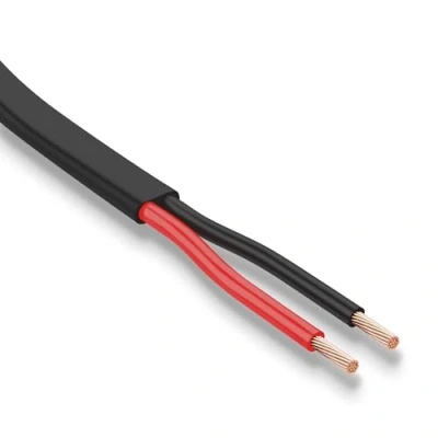 Immagine di AOHEWEI Cavo Piatto Doppio a 2 Conduttori 2x0,75mm² Elettrico in Rame 5V 12V 24V 60V, per Barche Automobilistiche Rosso/Nero Parete Sottile 5/10/20/50 Metri