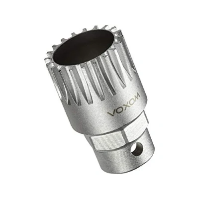 Immagine di Voxom Inserto per Cuscinetto Centrale Wkl26 Shimano Cartridge e Isis, Compatibile con CNC, 718000068, Strumenti Unisex, Argento, Taglia Unica