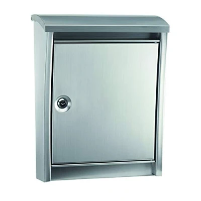 Immagine di ARREGUI Urban E5907 Cassetta Postale Individuale in Acciaio Inossidabile, di Grandi Dimensioni, della Posta da Parete, Dimensione L (Riviste e Buste C4), Facile Montare, Inox