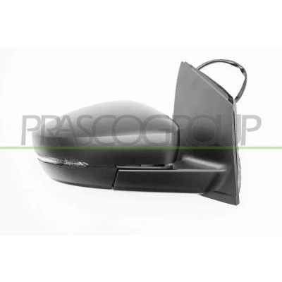Immagine di Specchietto retrovisore esterno Prasco VG0237135P Dx nero elettrico termico, convesso VOLKSWAGEN: Polo V Hatchback