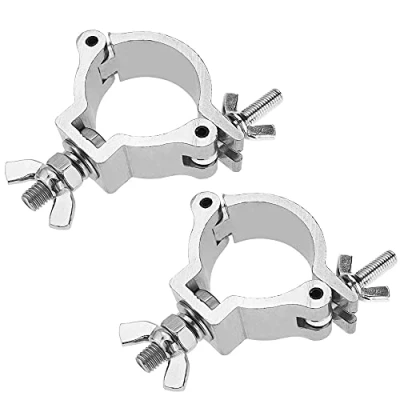 Immagine di Graplan 2 Pezzi Truss Clamp Morsetto per luci da palco in lega di alluminio,Luce della fase travatura morsetti DJ, faretti, testa mobile, supporto illuminazione