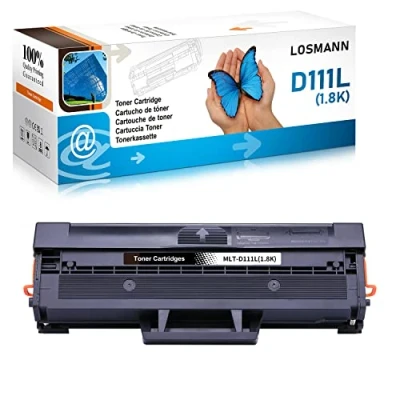 Immagine di LOSMANN D111L Compatibili Cartucce di Toner Sostituzione per Samsung MLT D111S Xpress SL M2026 M2070 M2020W M2020 M2022 M2022W M2026W M2070W M2070F M2070FW (1 Nero)
