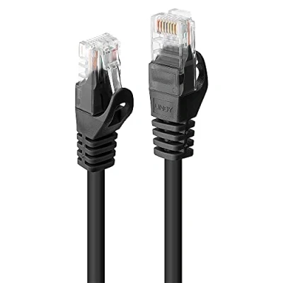 Immagine di LINDY 48194 RJ45 cavo di rete, patch CAT 6 U/UTP 3.00 m Nero 1 pz.
