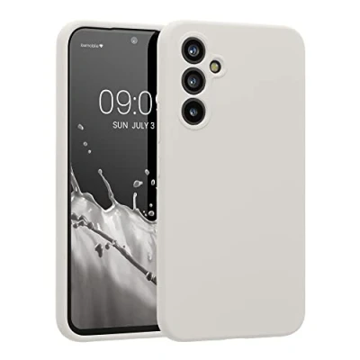 Immagine di kwmobile Custodia Compatibile con Samsung Galaxy A54 5G Cover Back Case per Smartphone in Silicone TPU Protezione Gommata bianco matt
