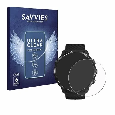 Immagine di savvies (6 Pezzi Pellicola Protettiva per Suunto 7 Protezione Schermo Trasparente
