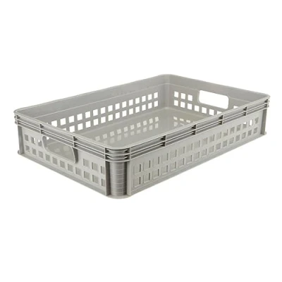 Immagine di keeeper Cestello da Trasporto, Impilabile, Polipropilene, Robert, Grigio Chiaro, 1 x 22 L