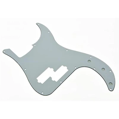 Immagine di KAISH Battipenna a 13 fori P Bass Style PB Scratch Plate per USA/Messico Precision bianco 3 strati