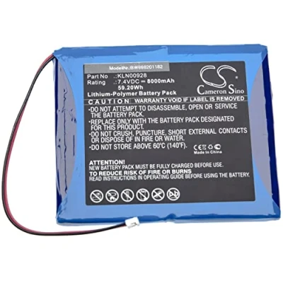 Immagine di vhbw batteria sostituisce Trimble KLN00928 permisuratore (8000mAh 7,4V Li Poly)