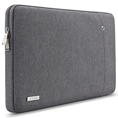 Immagine di TECOOL Custodia PC Portatili per MacBook Air 13,6 Pollici M3 M2 A3113 A2681 2024 2022, Air/Pro 13 M1 2022 2016,12,3 Surface Pro 9/8/7/7+/6,Porta Computer Sleeve 13,Grigio Scuro