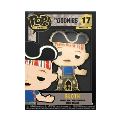 Immagine di Loungefly Funko POP! Large Enamel Pin GOONIES: Sloth The Goonies Spille Smaltate Spilla da Collezione Carina per gli Zaini &amp; Borse Idea Regalo Merchandising Ufficiale