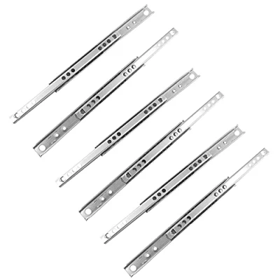Immagine di Vogueing Tool, 1 paio di guide per cassetti, in metallo, larghezza 17 mm, con cuscinetti a sfera, mobili cassetti (lunghezza 182 mm)