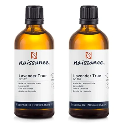Immagine di Naissance, vero olio essenziale di lavanda 200 ml (2x100 ml), 100% puro