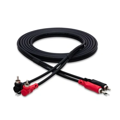 Immagine di Hosa CRA 202DJ, Stereo Interconnect, Dual RCA to Same with Ground Wire, 2 m