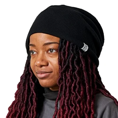Immagine di CHARM Cappello Uomo Estivo Berretto Donna Cotone Slouchy Beanie Invernale Moda Coreana Giapponese Nero (Style A)