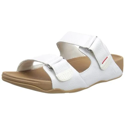 Immagine di Fitflop Gogh Moc Slide, Sandali a Ciabatta Uomo, Bianco, 44 EU
