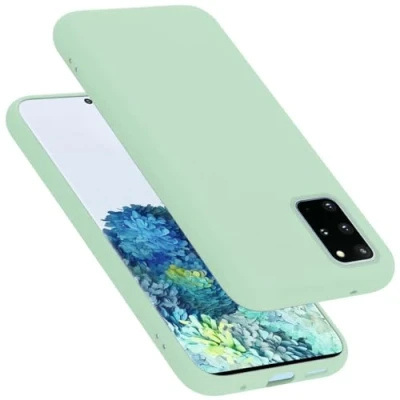 Immagine di Cadorabo Custodia compatibile con Samsung Galaxy S20 PLUS in LIQUID VERDE CHIARO Morbida Cover Protettiva Sottile di Silicone TPU Bordo Protezione Ultra Slim Case Antiurto Back Bumper Guscio