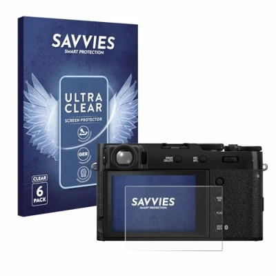 Immagine di savvies (6 Pezzi Pellicola Protettiva per Fujifilm X100VI Protezione Schermo Trasparente