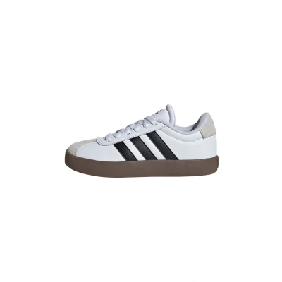 Immagine di adidas Sportswear VL Court Scarpe primi passi per bambini, Taglia: 30.5, Off white preloved teal Scamosciato
